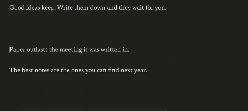 Markdown shortcuts converting live: hashes into a heading, stars into bold, a dash into a list